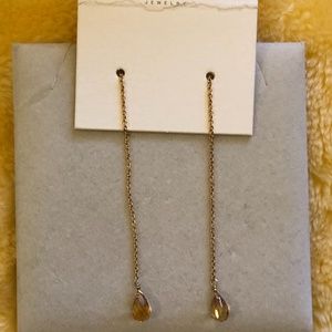 Satya Drop Citrine & Gold earrings